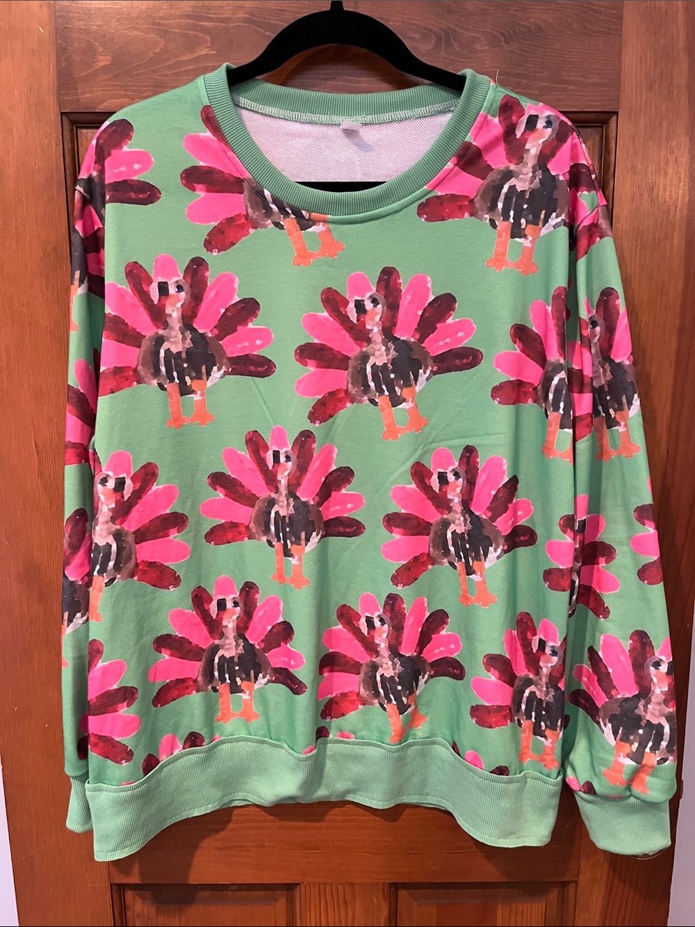 Colorful Whimsical Turkey Sweatshirt